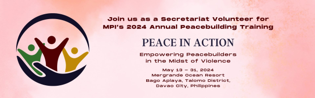 Unleash Your Potential: Volunteer for MPI's 2024 Annual Peacebuilding Training!