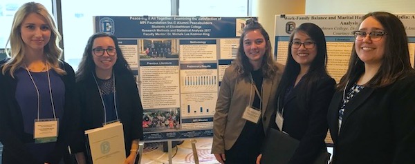 Elizabethtown College Students at Conference Presenting MPI Research